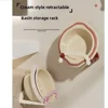 Telescopic Washbasin Rack Home Bathroom Without Drilling Storage Shelves Space-saving Storage Racks Home Organization 2