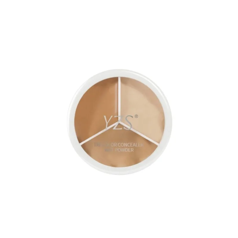 3 Color Contour Concealer Palette Moisturizing Full Coverage Acne Spots Dark Circles Concealer Makeup Cosmetics 5