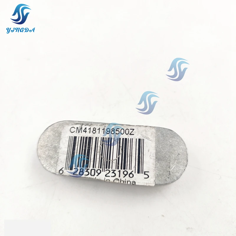 

Алюминиевый анод 41811-98500 для Suzuki, подвесной 4HP - 15HP ,55321-90L00