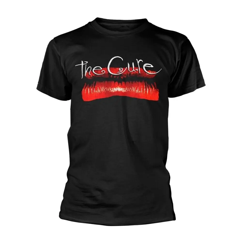 Cure The Kiss Me Black T Shirt Front Back Print Medium