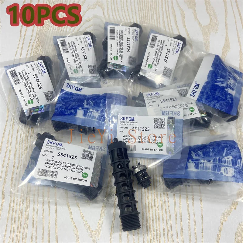 10PCS 5541525 Engine Oil Cooler Filter One Way Air Valve For Chevrolet Aveo Cruze Sonic Trax Orlando Vauxhall Opel Astra Zafira