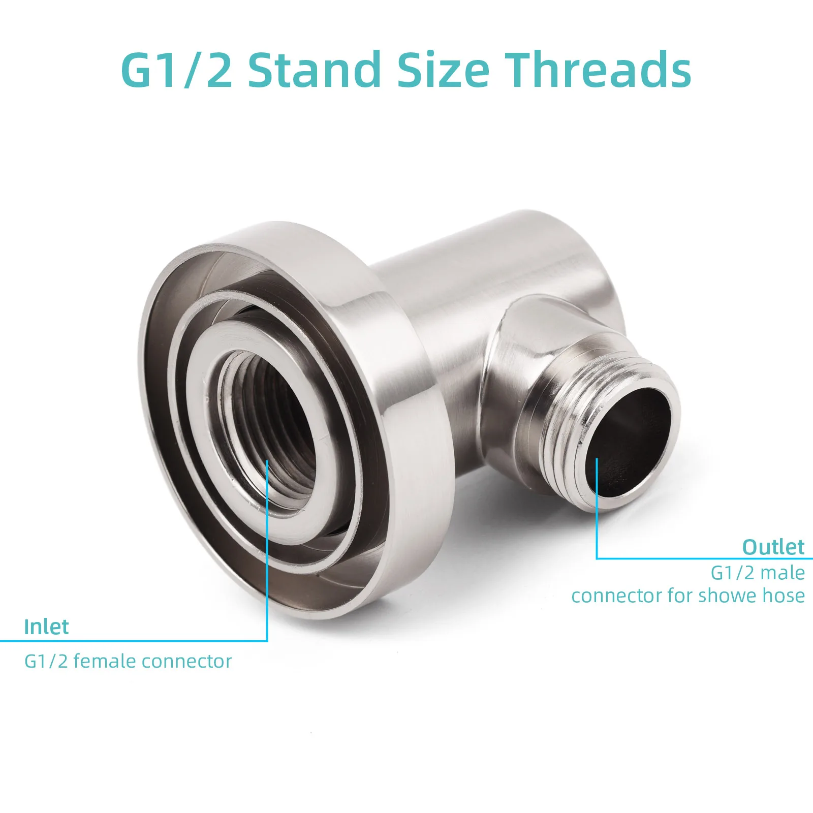 **Sydney Stock** KYLINS 8/10/12" Rain Shower Head Adjustable Sliding Rail Dual Hose 2 in 1 Set Brushed Nickel WELS WATERMARK