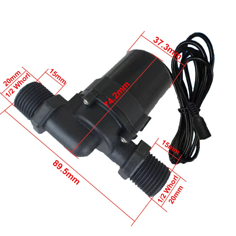 

12V Small Water Cycling System SR600D DC Booster Water Pump 24V Large Flow Rate 560-1000L/H Silent Pump 2-4.1M Free Shipping