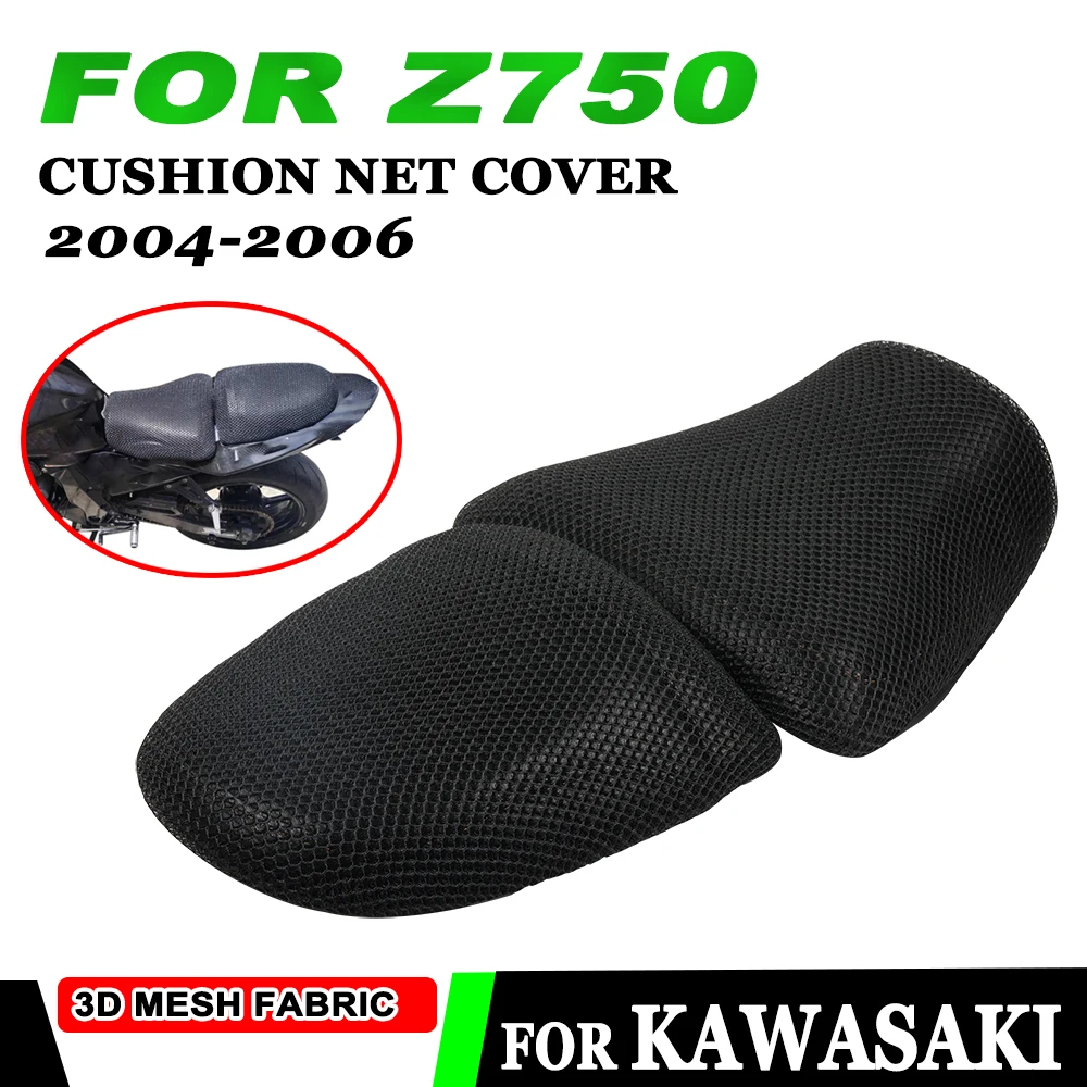 Per Kawasaki Z750 Z 750 2004 2005 2006 Accessori Moto 3D Mesh Elasticità Protezione Cuscino Coprisedile Sella Guard Mesh
