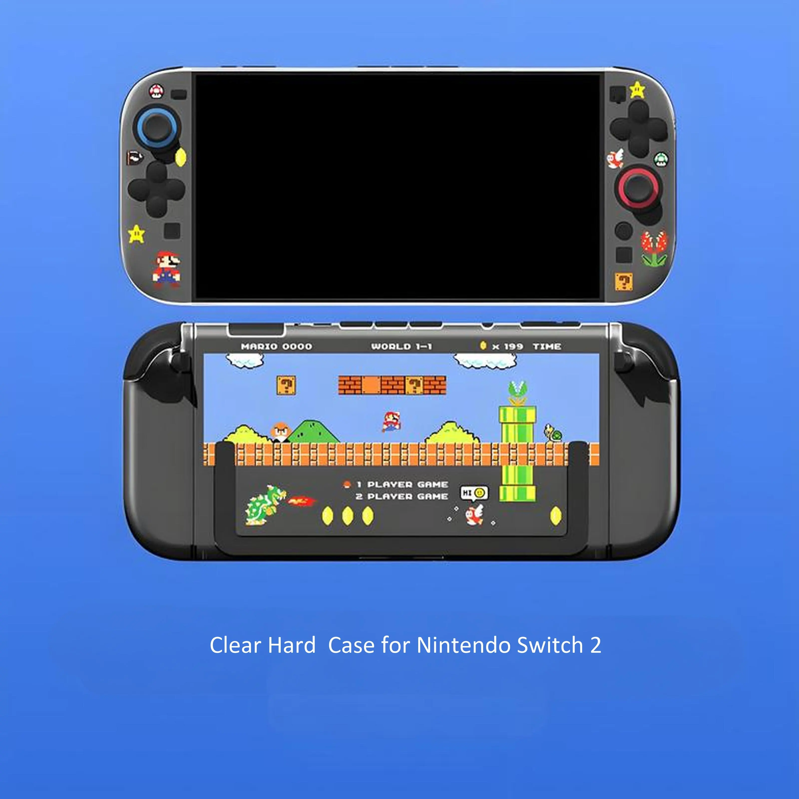 Nintendo Switch 2 Case Protection Cover Clear Kawaii Anime Dockable Protective Shell For Nintendo Switch 2 Controller JoyCon 5