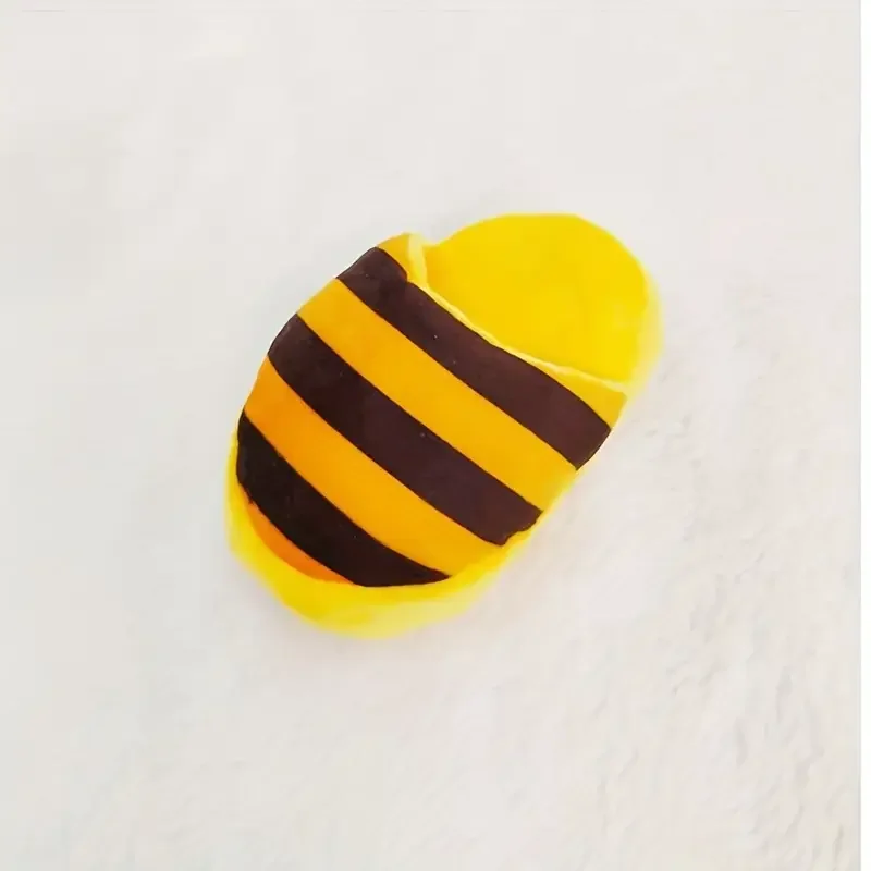 1pc durable plush squeaky slipper chew toy for   breeds colorful cartoon animal   resistant soft texture no batteries needed   interactive   dog toys for   details 7
