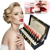 Christmas Lipstick Set Wooden Box Lip Gloss Collection Not Easy to Fade Moisturizing Nude Makeup Kit Birthday Gift 10 Pcs 2