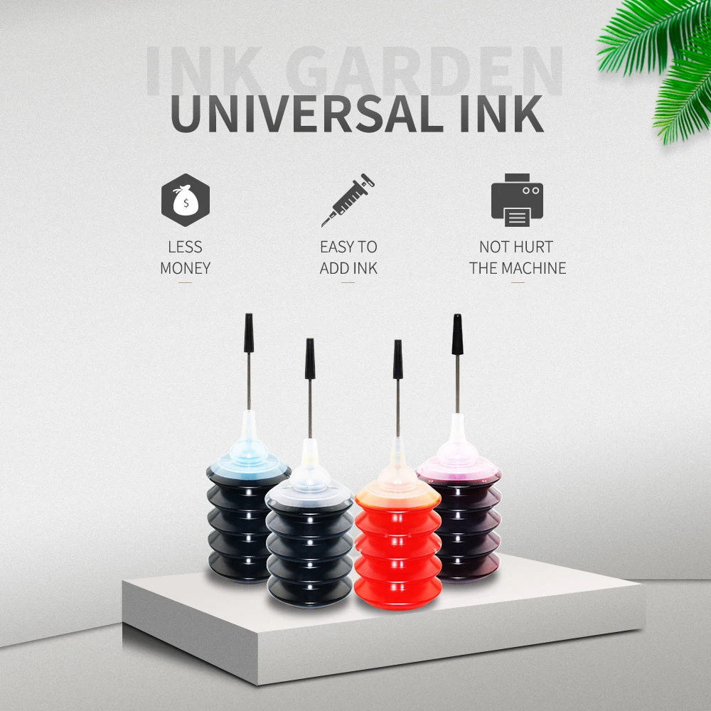Universal printer dye refill ink kit for HP Canon Brother Epson cartridge 301 302 304 305 545 67 664 275 Deskjet compatible dye ink kit,ink refill kit,dye ink refill,ink cartridge refill kit,ink refill