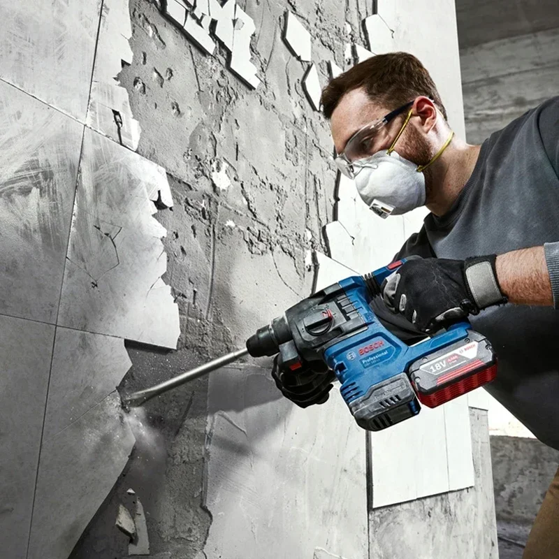 BOSCH GBH 185-LI Rotary Hammer Impact Drill Bare Tool SDS PLUS 18V Rechargeable Concrete Electric Hammer GBH185-LI Power Tool 6