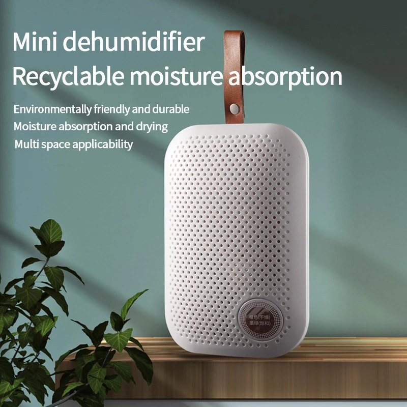 Mini Air Dryer Reusable Portable Electric Dehumidifiers IndoorIndoor Moisture Proof Home Office for Closet Shoe Cabinet