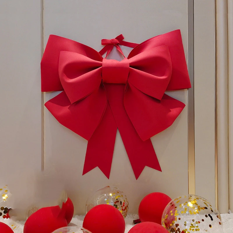 Description Picture 3 of item75/50/30cm Big Bow Wall Decoration For Birthday Wedding New Year Christmas Party Arrange Xmas Handmade DIY Material Package