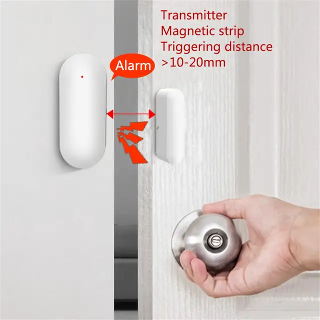 Zigbee Tuya Smart Door Window Sensor Presence Sensor Smart Life Home Security Alarm System Works With Google Home Alexa 5