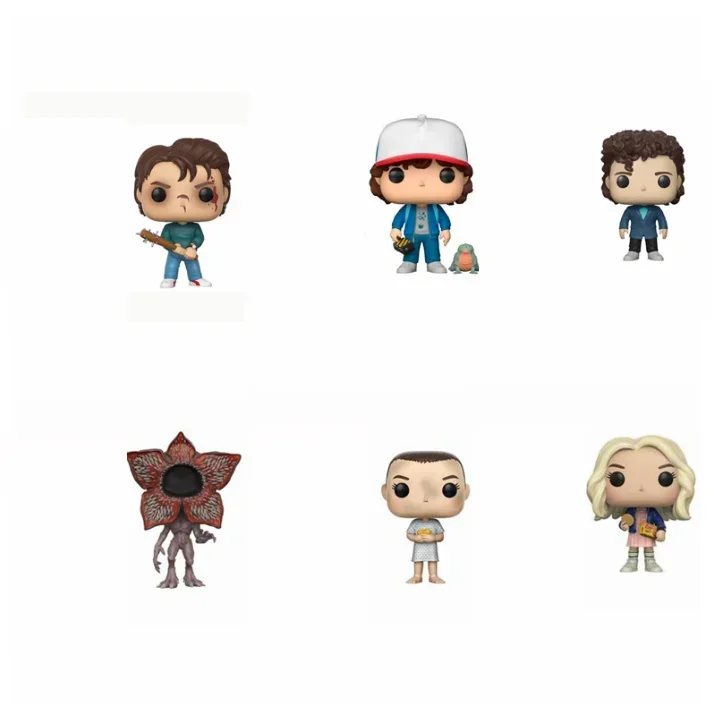 thumbnail image 4 of FUNKO little Eleven con eggos Dustin Dart Steve Dustin Snowball Dance Figura de acción de PVC juguetes para niños Regalo, 4 of 5