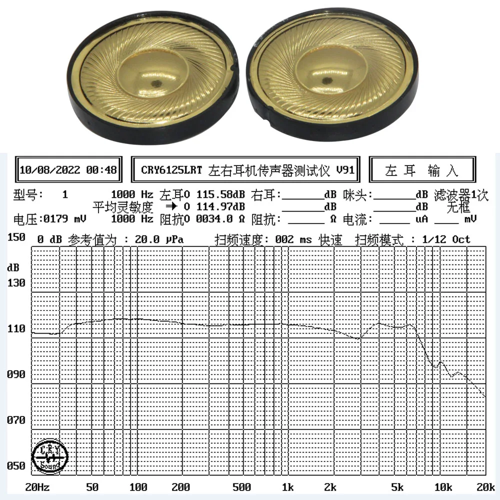 Gold-plating Film Headphone Speaker Unit Faça Você Mesmo Hifi Sound Driver Sony Mdr100abn Mdr-100aap Mdr100abn 100a 32ohm 40 mm - Image 5