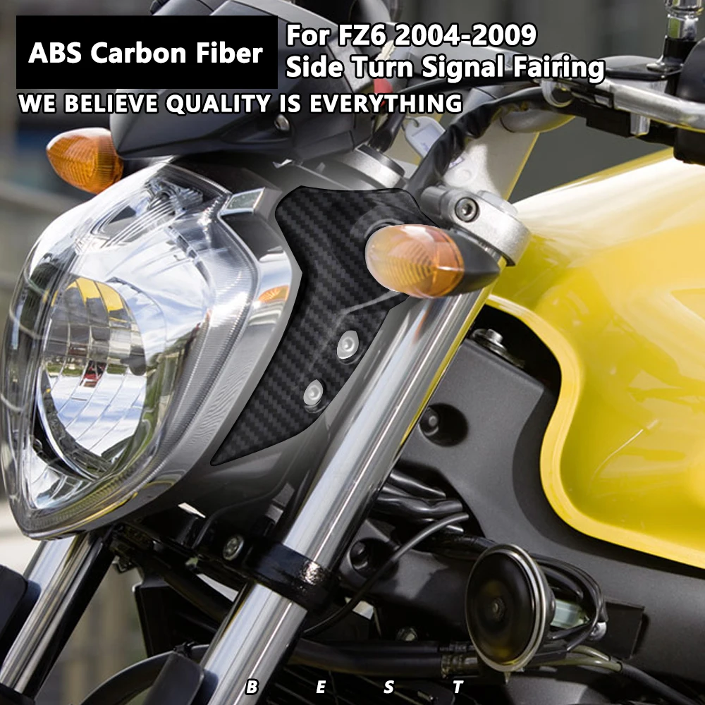 

Обтекатель для сигнала поворота из углеродного волокна, подходит для YAMAHA FZ600 FZ6 FZ6N 2004-2009