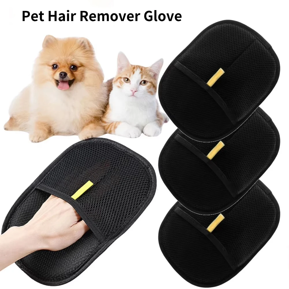 Pet Grooming Equipment Gloves Deshedding Glove Pet Hair Remover Glove For Dog Cat Rabbit Accessories With_voghion.com