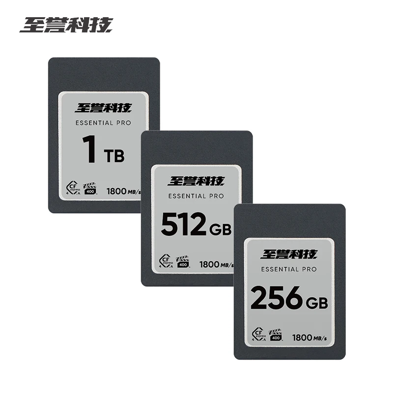EXASCEND Ÿ A ī CFexpress   4.0 VPG 400 ÷ ޸ ī, ִ 1800 MB/S б, 256GB, 512GB, 1TB