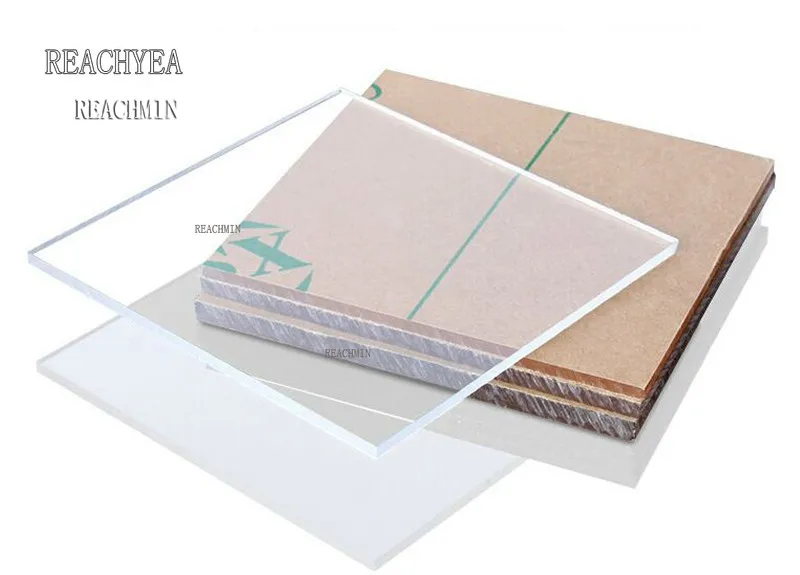 Plexiglass Transparent Acrylic Board Sign Clear Plastic Sheet DIY gift Decorative Board Wedding Sign Size