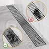 1~3Roll Self-Adhesive Floor Drain Stickers Cutable Shower Drain Hair Catcher Disposable Mesh Sink Strainer Filter Screen Sticker 6