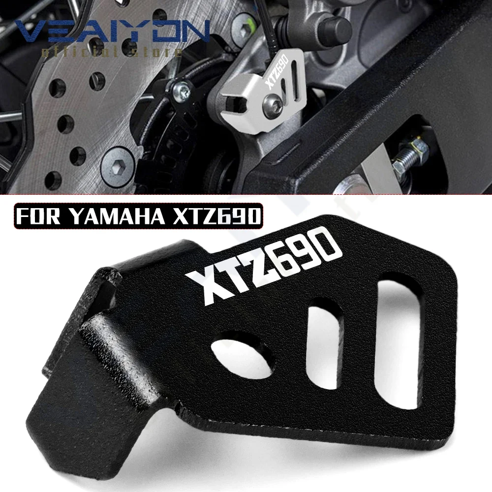 

For YAMAHA XTZ690 TX690Z 2019 2020 2021 XTZ TX 690 690Z Motorcycle Accessories Rear ABS Sensor Sensor Aluminum Guard Cover