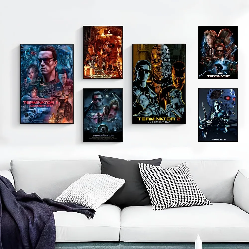 

Classic Science fiction movies The Terminator DIY Wall Tapestry Hanging Tarot Hippie Wall Rugs Dorm INS Home Decor