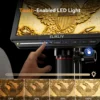 4K Digital Microscope Elikliv EM4K 8" Coin Microscope 2000x,52MP Microscope Soldering Microscope for Adults 3