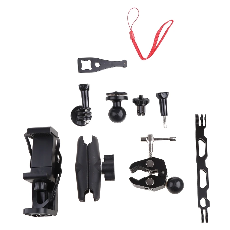 

Multifunctional Motorbike Bracket Mobilephone Holder Handlebar Mount Monopod