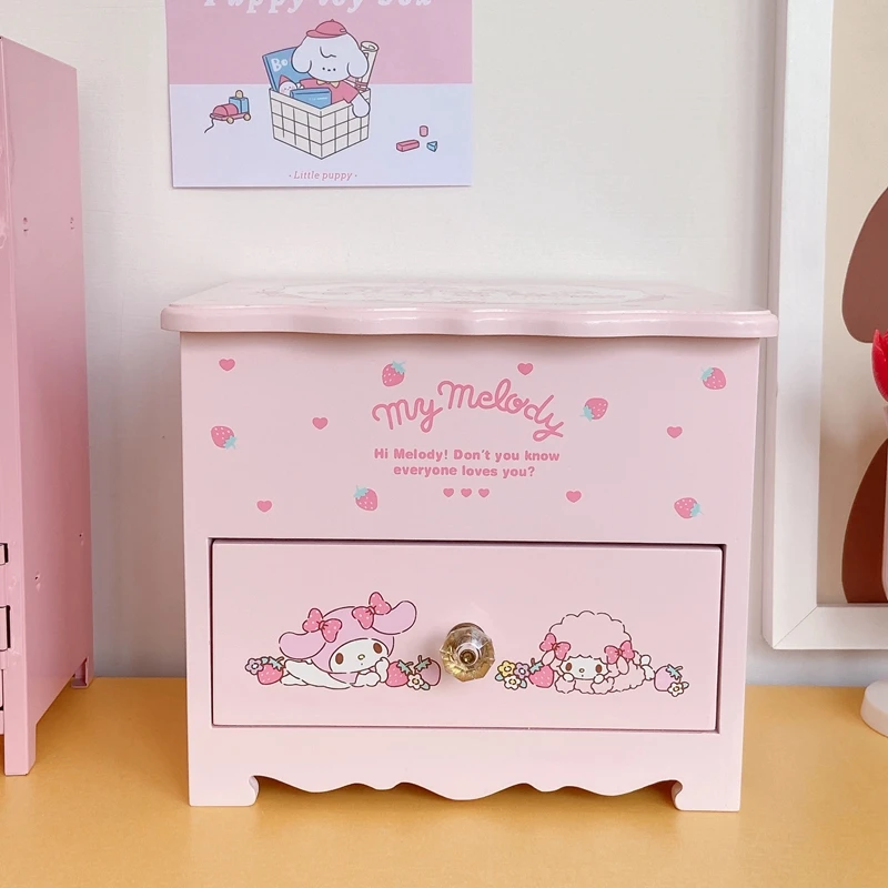 Hello Kitty Makeup & Dessert Multi-Storage Drawer Chest