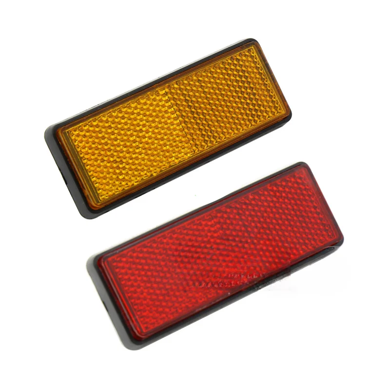 Motorcycle Reflective Plate Rectangle Warning Reflector For Yamaha