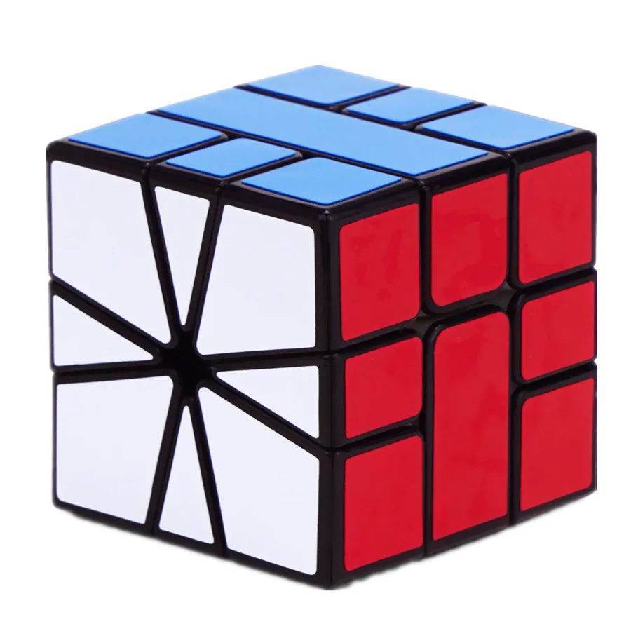 QIYI Speed Magic Cube Puzzle - Educational Toy with Black Stickers