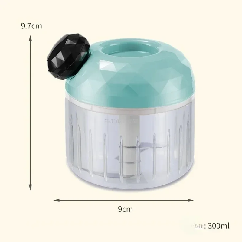 Mini Manual Pulling Crushing Kitchen Accessories Multi-Function Hand Pull Garlic Press Masher Household Durable Grinder