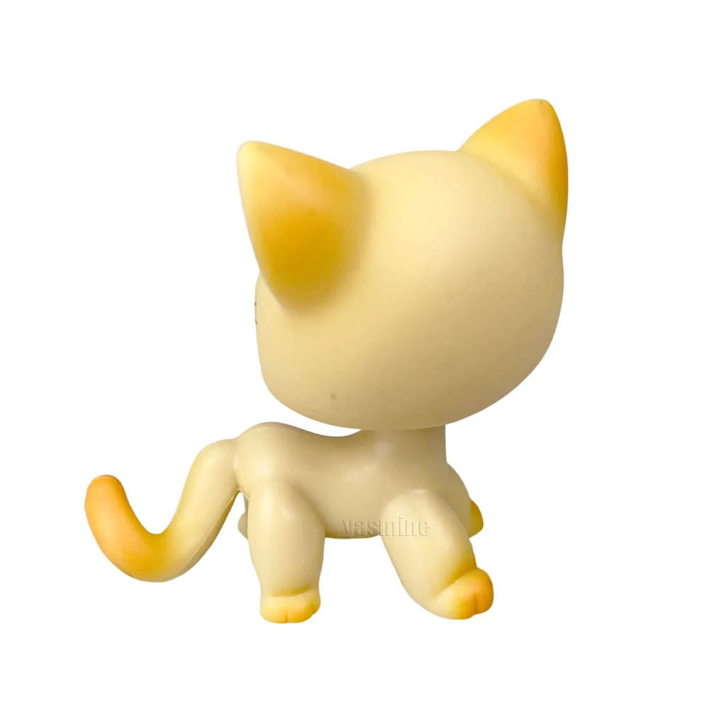 Littlest Pet Shop Animals LPS  #339 Yellow & Orange Shorthair Kitty Cat Rare A1
