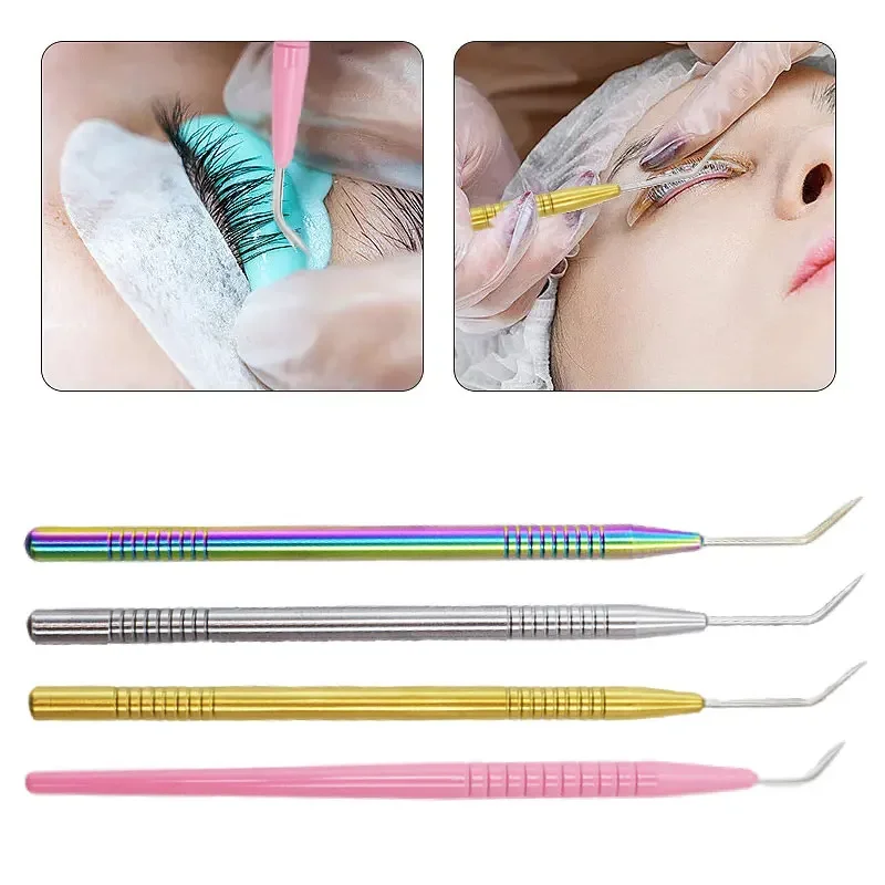 1PC Lash Lift Curler Kit - Stainless Steel Eyelash Perming Tool with Comb, Professional Lash Extension Supplies for Salon & Home