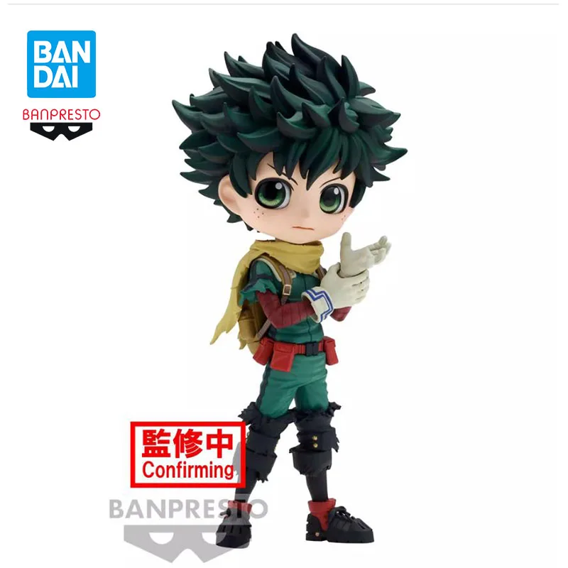 

Оригинальная фигурка Banpresto My Hero моя геройская Академия Q Posket Midoriya Izuku 2,0, ПВХ Аниме фигурки, модели игрушек