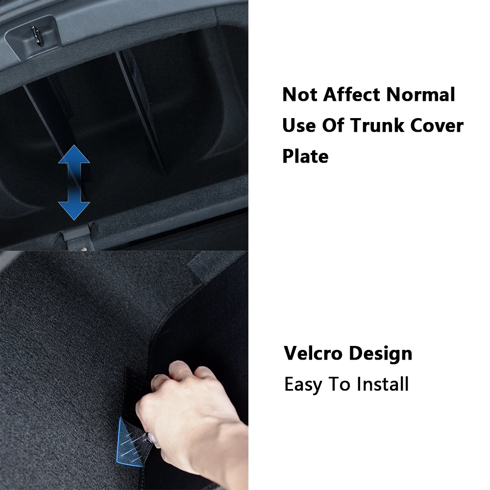 Rear Trunk Lower Storage Arrange Organizer Partition For Tesla Model Y  2021-2023 Board Car Trunk Storage Box Divider Accessories - AliExpress