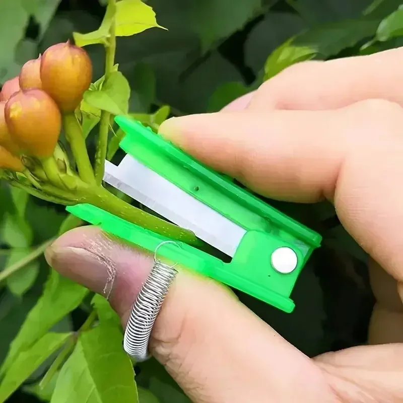 1-80pcs Vegetable Picking Small Guillotine Knife Picking Thumb Knife Pruning And Leaf Cutting Small Scissors