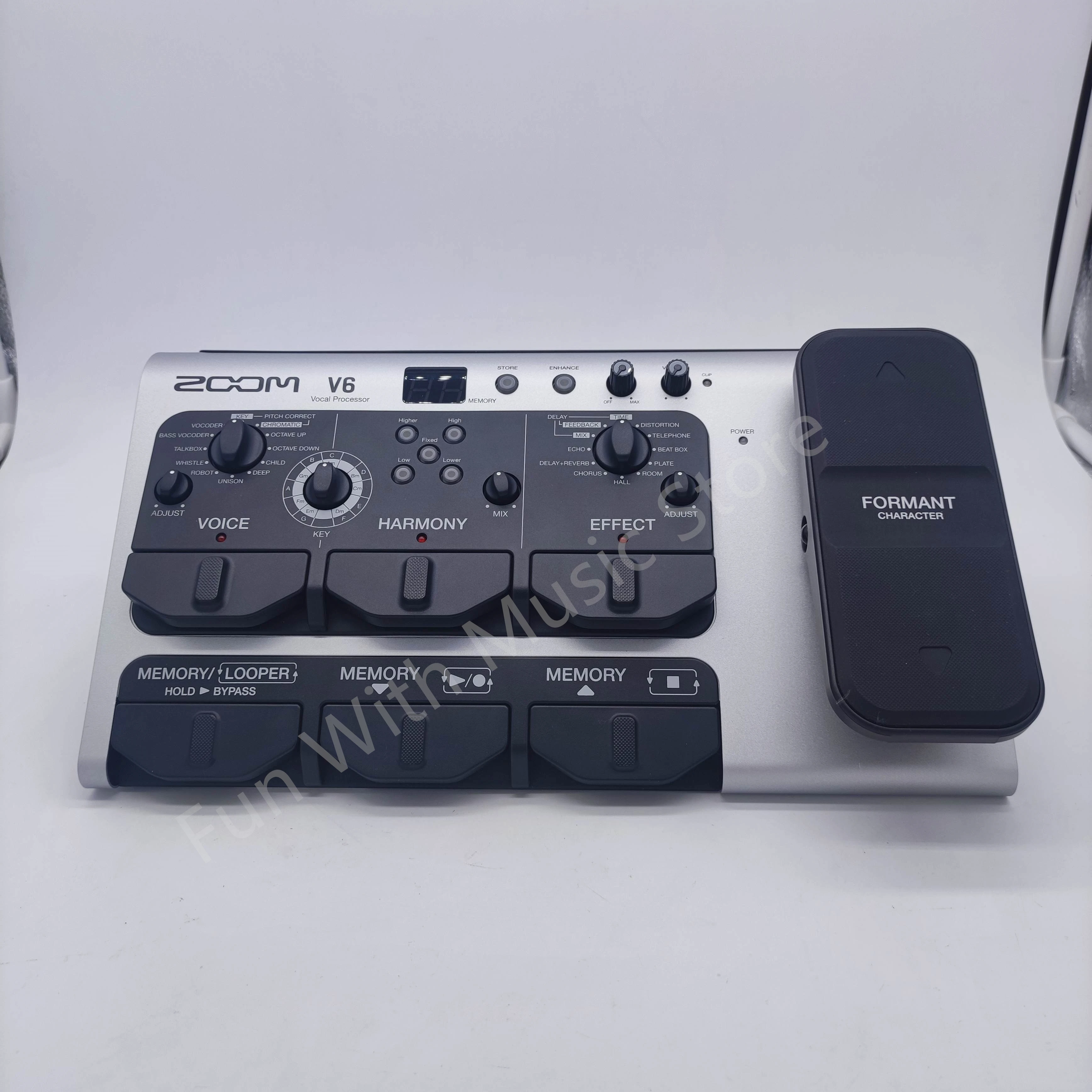 ZOOM-V6-Noise-Reduction-Reverb-Effector-with-10-studio-grade-effects ...