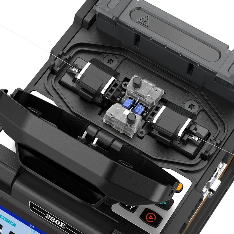JILONG KL-280E Multi-Functional Trunking Splicer FTTH Fiber Fusion Splicer 8S Splice 4 Motors 6800mAh Battery Capacity