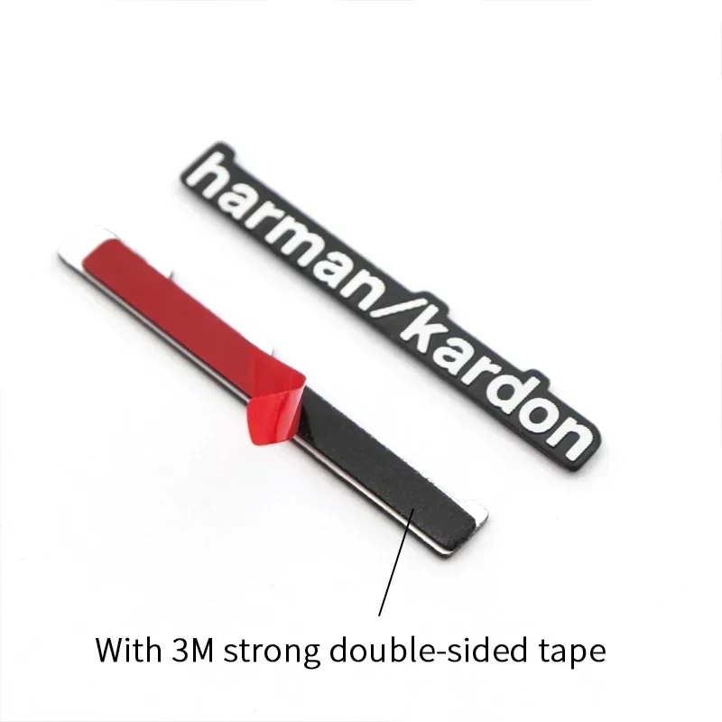 3D Harman/kardon Car Audio Aluminum Sticker Car Audio Stickers For BMW M E34 E36 E60 E90 E46 E39 E70 F10 F20 F30 X5 X6 X1 M3 M5