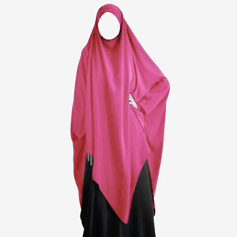 Eid Hooded Muslim Long Khimar Women Hijab Maxi Dress Prayer Garment Djellaba Abaya Ramadan Gown Islamic Niqab Burka Jubah - Image 3