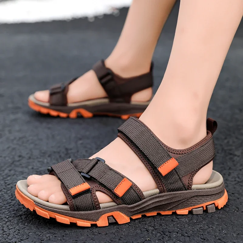 Men Summer Outdoor Golf Sandals Breathable Male Quick Dry Turf Walking Jogging Sandals Non-slip Golfing Shoes golf shoes