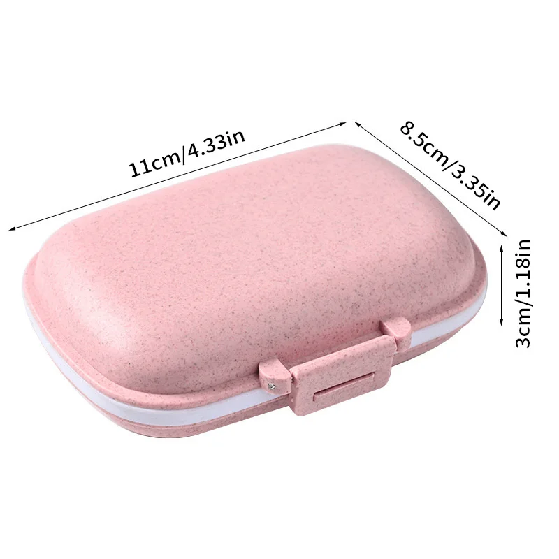 8 Grids Organizer Container For Tablets Travel Pill Box With thumbnail 2