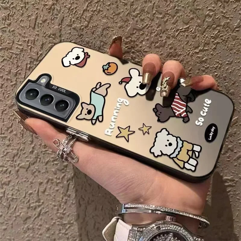 Korean Cute Cat Dog Design Phone Case