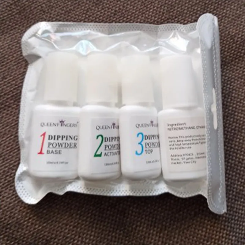 Top&Base Nail Dipping Powder System Gel Set,Acrylic Liquid Base/Top