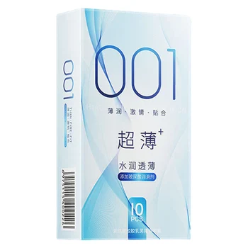 50pcs Hyaluronic Acid Condoms for Men Zero Feeling Ultra Thin Penis Sleeve Condoms Sex Toys for Adults Couple préservatif homme 1