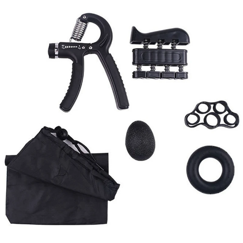 

Hand Grip Strengthener Kit Grip Strength Trainer Ball Adjustable Hand Gripper Forearm Strengthener