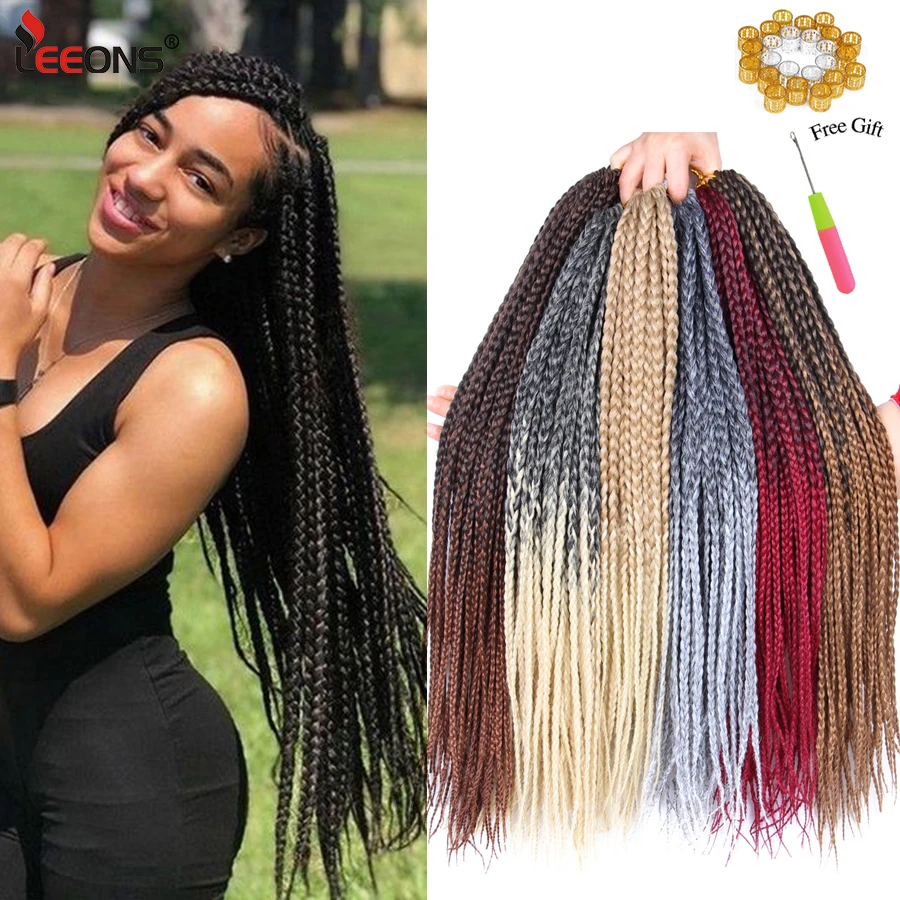 12 16 20 24 30inch Synthetic Crochet Hair High Quality Braiding Hair
