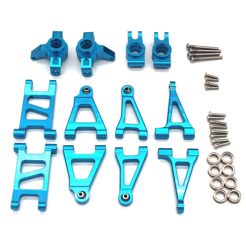 

MJX 14303 14301 14302 RC 4WD пульт дистанционного управления автомобильные металлические модернизированные фитинги передний и задний Поворотный Рычаг Комплект рулевой чашки