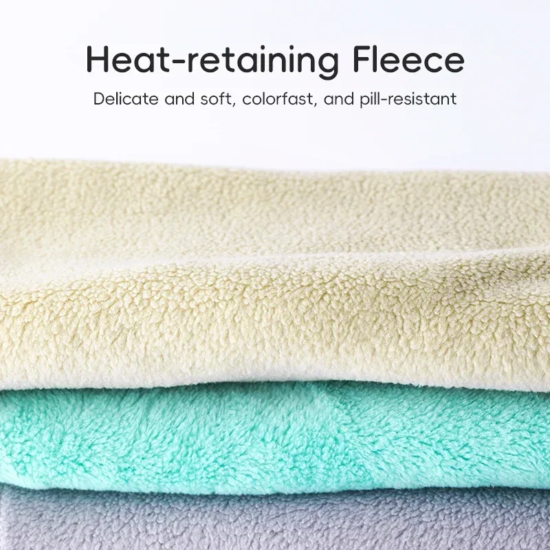 Qunature Thermal Face Cover Balaclava Winter Warmer Fleece Headband Skin-friendly Ski Tube Scarf Snowboard Half Face Mask 2