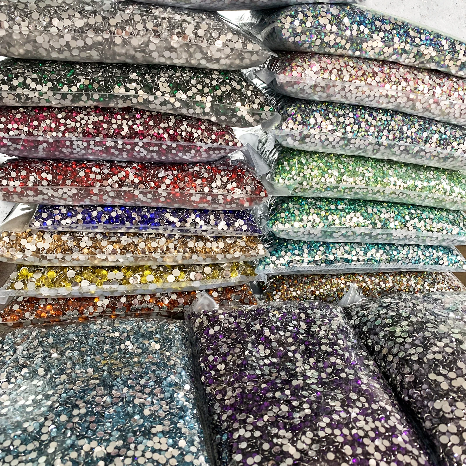 

2-6mm AB Jelly Resin Nail Rhinestones Round Flatback Glittler Strass Stones Nail Charms Accessories DIY 3D Nail Art Decoration